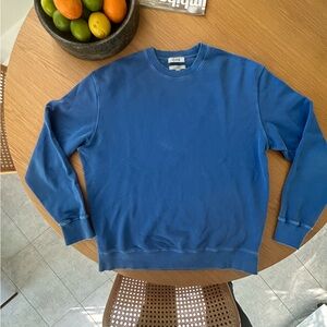 COS blue sweatshirt